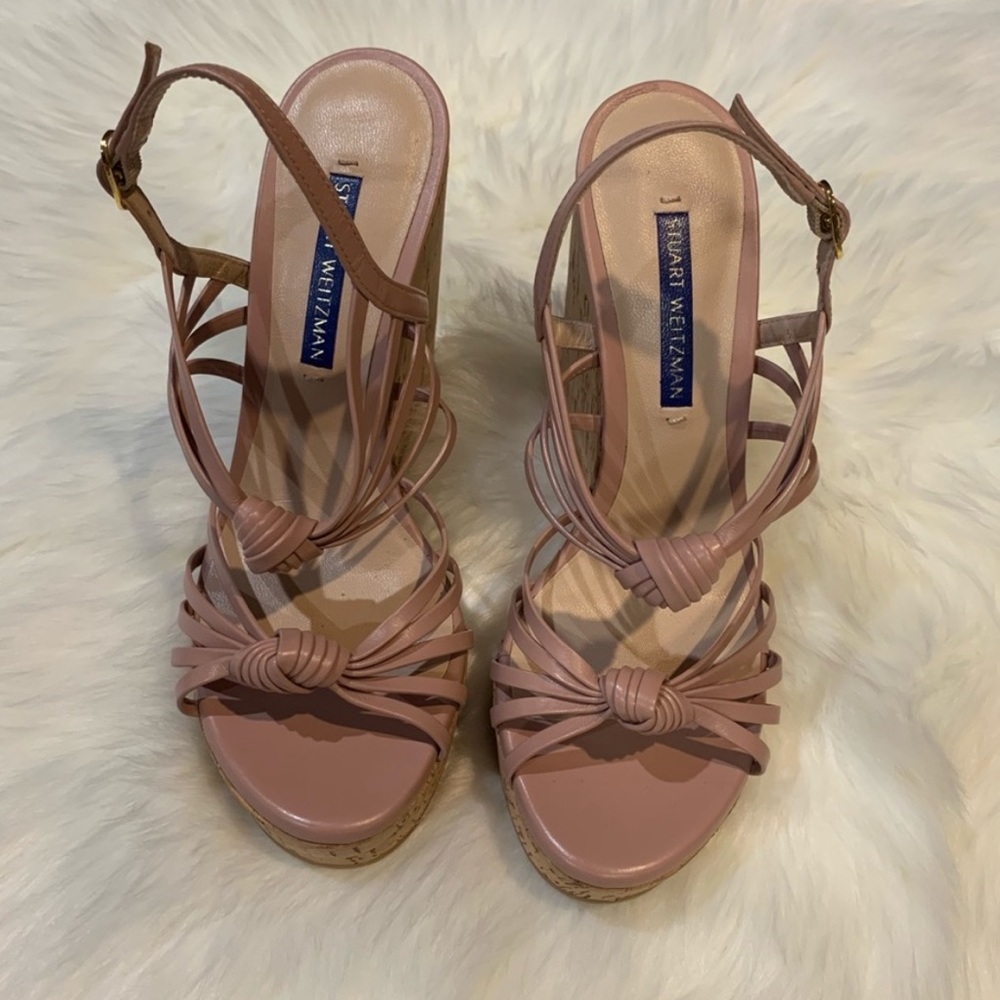 Stuart Weitzman Pink / Dusty Rose / Nude Wedges